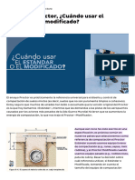 ¿Cuándo Usar El Ensayo Proctor Estándar o El Modificado