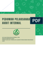 Buku Pedoman Pelaksanaan Audit Internal - New