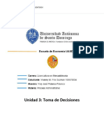 La Toma de Decisiones - YEANNY FRIA