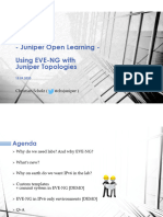 Using EVE NG With Juniper Topologies