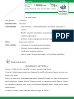 Matemática 4 N - Jueves 28 de Mayo