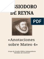 Cassiodoro de Reina - ANOTACIONES A MATEO 4 (Ricardo Guillermo) 16nov2023