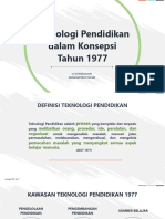 PPT-Teknologi Pendidikan Dalam Konsepsi 1977 Notulensi