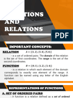 1 - Functions and Relations
