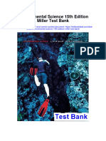 Environmental Science 15th Edition Miller Test Bank