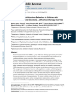 2019 Management of Self-Injurious Behaviors in Children With Neurodevelopmental Disorders, Pharmacotherapy