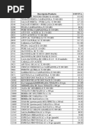 Precios Promedio de Productos Alimenticios | PDF | Refresco | Té