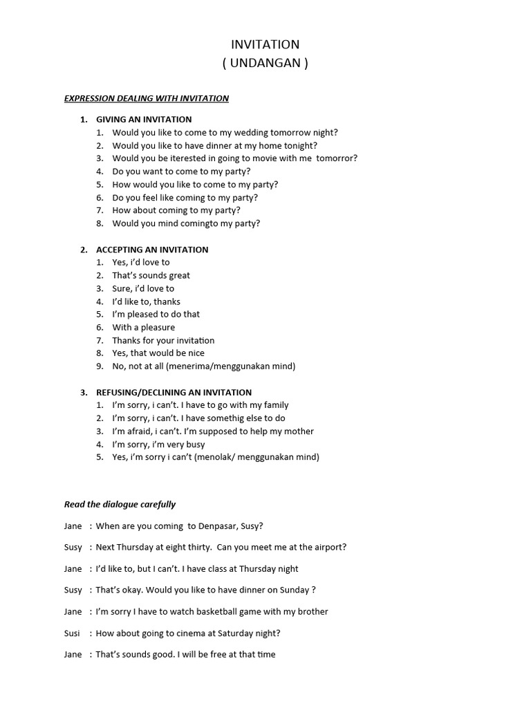 Invitation | PDF