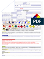 Msds de Todas Las Sustancias Peligrosas