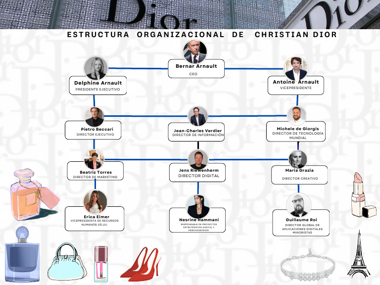 Estructura Organizacional de Dior | PDF