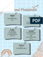 Jadwal Pelajaran 8.3