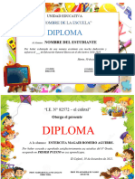 Diplomas en Word Editables 2022