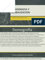 Demografia y Globalizacion