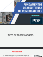 Slide FAC - Unid 02 - Aula 03 - Tipos de Processadores