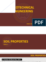 Geotech - Topic 1 - Soil Properties Part 2 - 27 May 2022