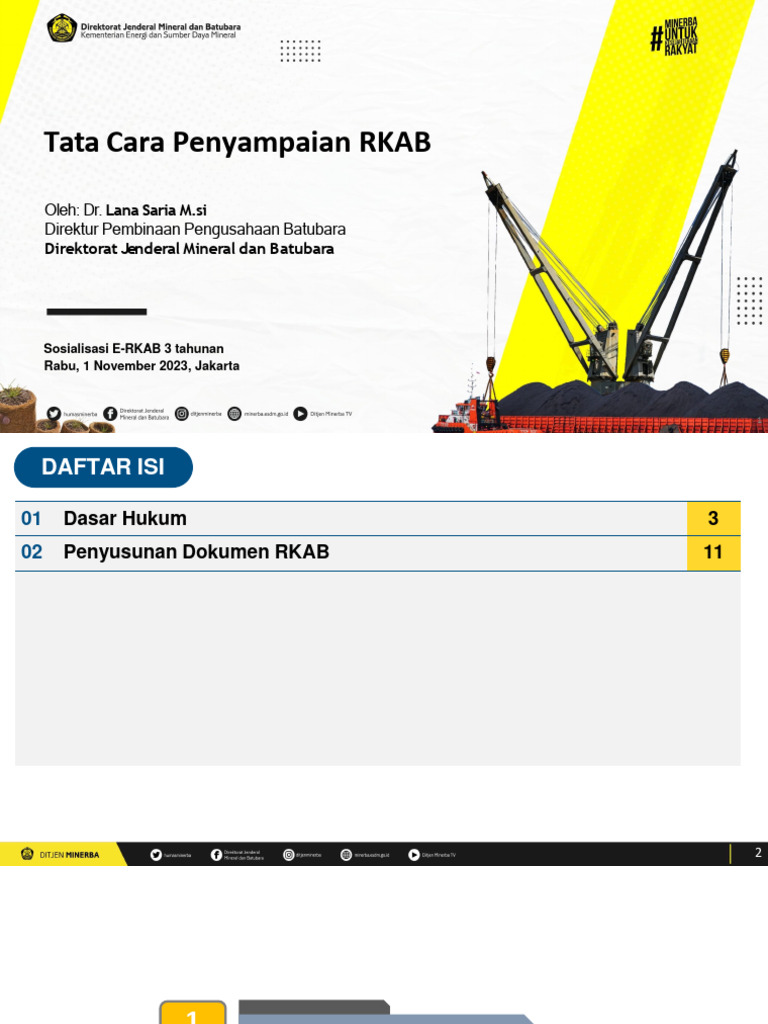 Materi Bimtek e-RKAB Sesi 1 | PDF