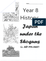 Year 8 Shogun workbooklet