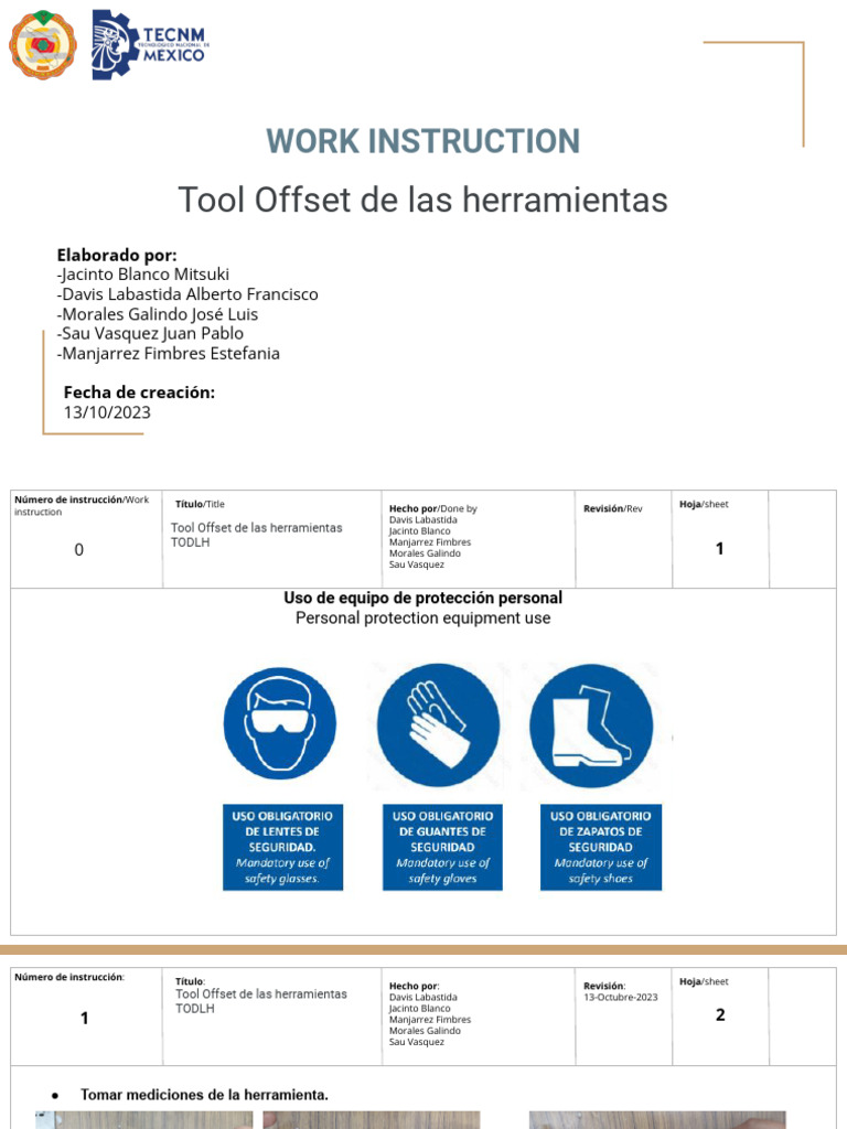 Uso de Tool Offset en CNC | PDF
