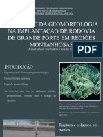 Aplicação Da Geomorfologia (Trab. Final)