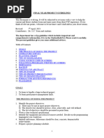 Final Year Project Guidelines