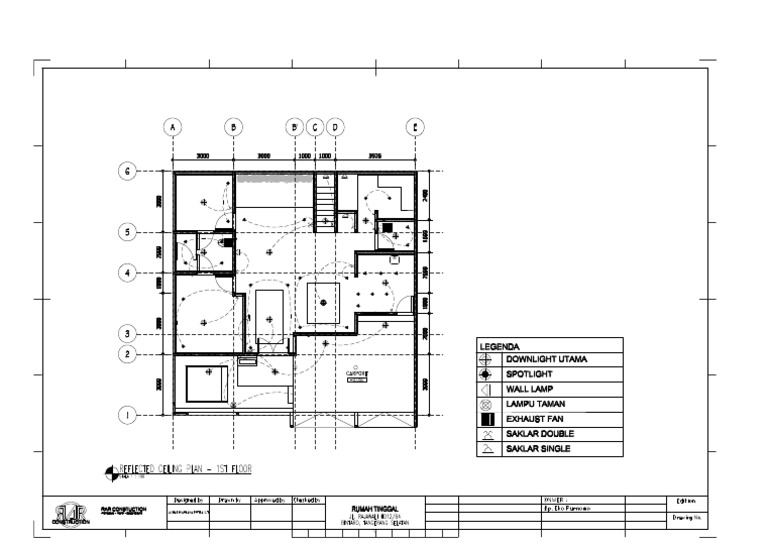 Reflected Ceiling Plan | PDF