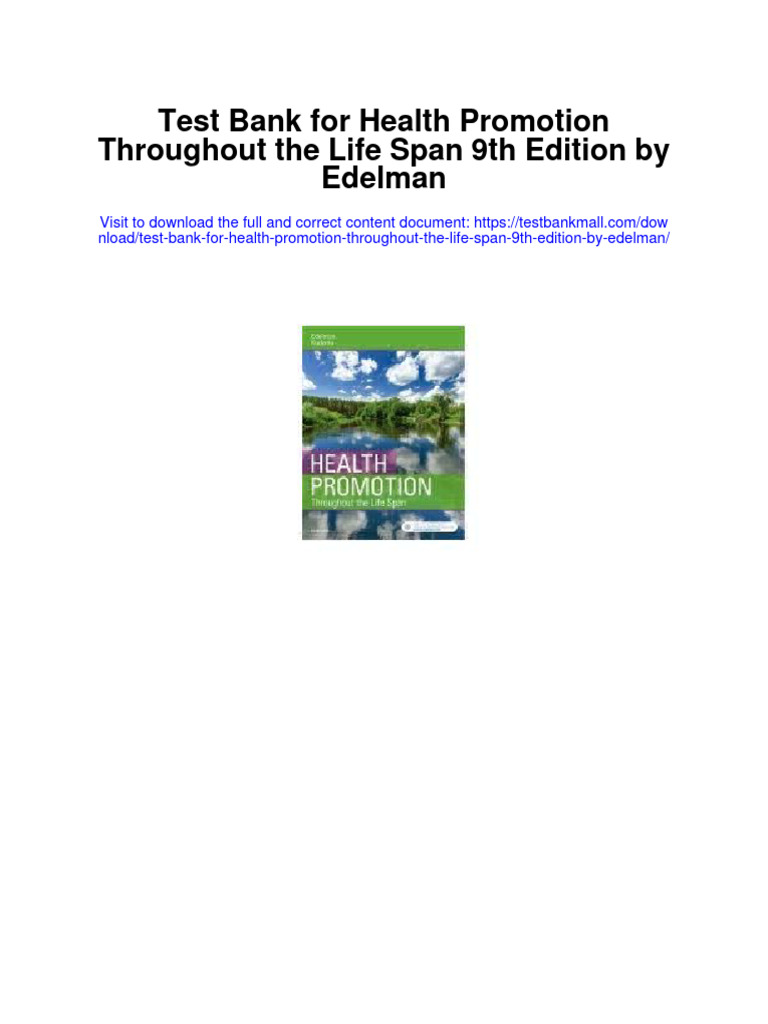 test-bank-for-health-promotion-throughout-the-life-span-9th-edition-by