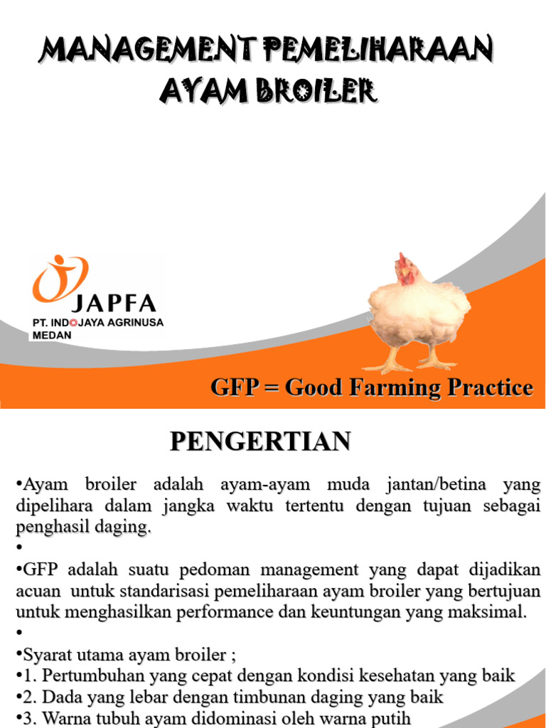 Manajemen Pemeliharaan Ayam Broiler | PDF | Kesehatan Holistik