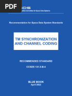 TM Synchronization and Channel Coding: Recommendation For Space Data System Standards