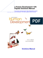 Experience Human Development 13th Edition Papalia Solutions Manual