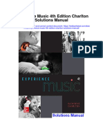 Experience Music 4th Edition Charlton Solutions Manual