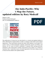 Contest For The Indo Pacific Why China Wont Map The Future Updated Edition by Rory Medcalf