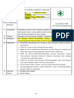 138 - SOP Pendaftaran Pasien Online - Docx - Edit