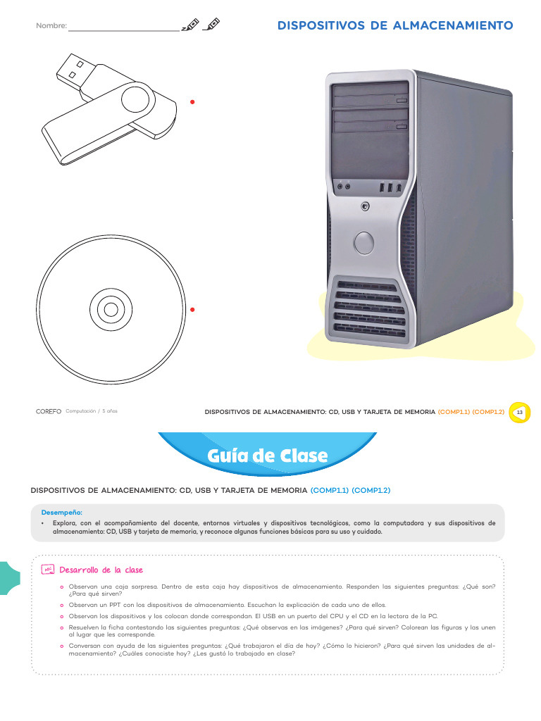 Dispositivos de Almacenamiento para Niños | PDF | Hardware de la ...