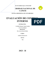 Evaluacion Del Control Interno