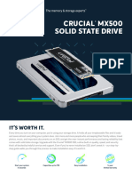 Crucial mx500 SSD Productflyer Letter en