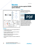 Rational Design of A Booster Vaccine Against COVID