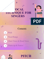 Vocal Technique For Singers Workshop by Slidesgo