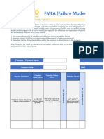 Free FMEA Failure Modes Effects Analysis Template Excel Download