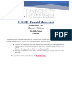 BUS 5111 - Financial Management-Portfolio Activity Unit 4