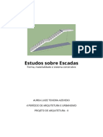 Estudo de Escadas 2 - ARQUITETURA E URBANISMO