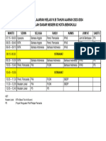 Jadwal Pelajaran