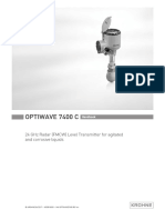 OPTIWAVE 7400 Manual