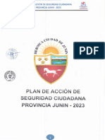 Plan de Accion Provincial de Seguridad Ciudadana Junin 2023