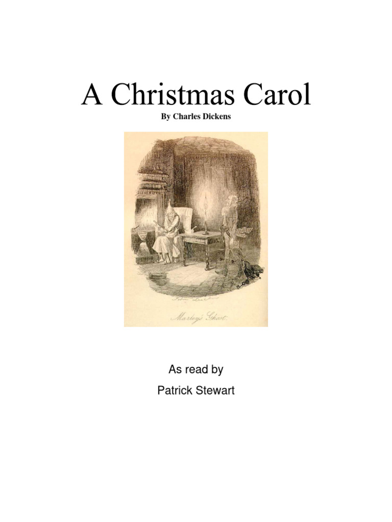 A Christmas Carol Patrick Stewart CD Version PDF Jacob Marley