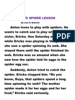 ANTON's SPIDER LESSON
