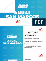 Anual San Marcos - Historia Semana 03