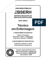 APOSTILA EBSERH 2023 - Técnico em Enfermagem