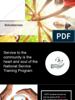 Volunteerism Cont