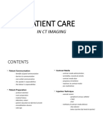 C T Patient Care