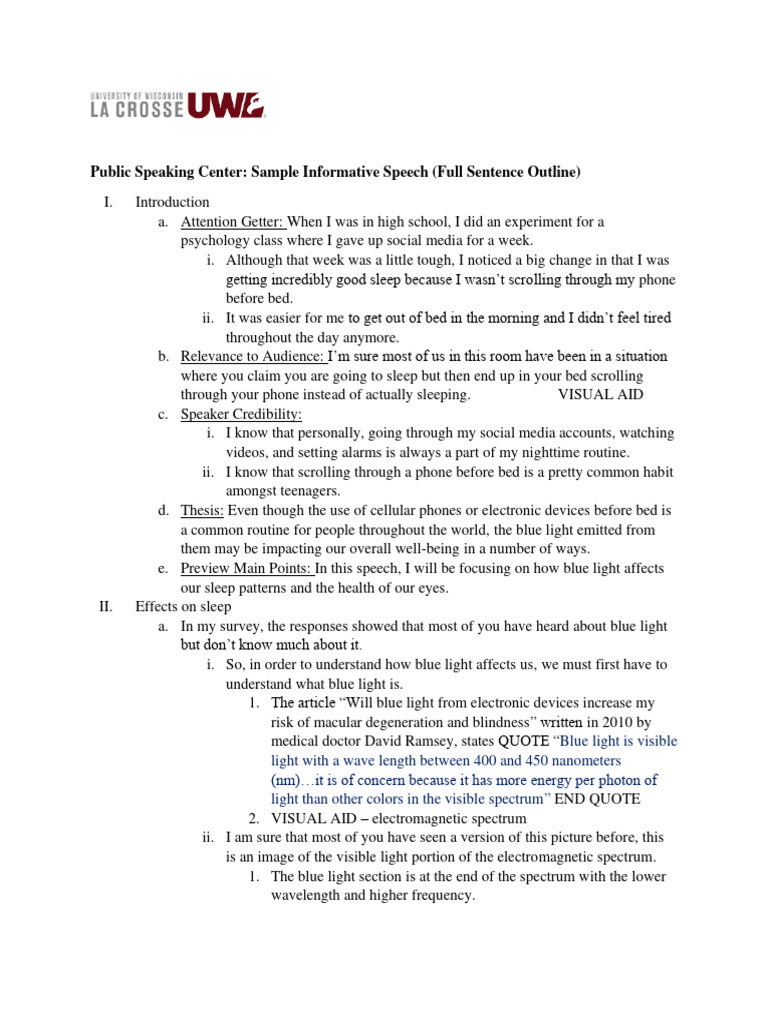 psc-sample-informative-speech-full-sentence-pdf-circadian-rhythm
